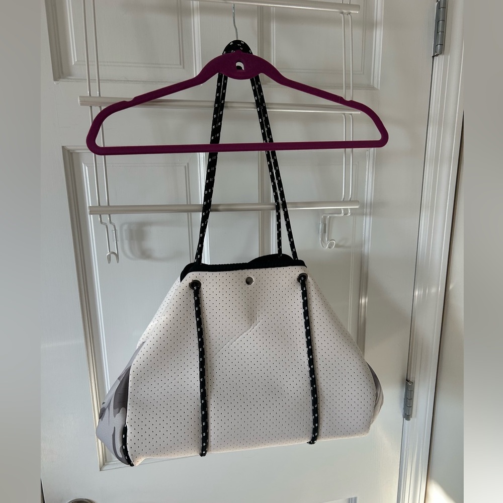 Monochrome Polka Dot Tote - Picture 2 of 6